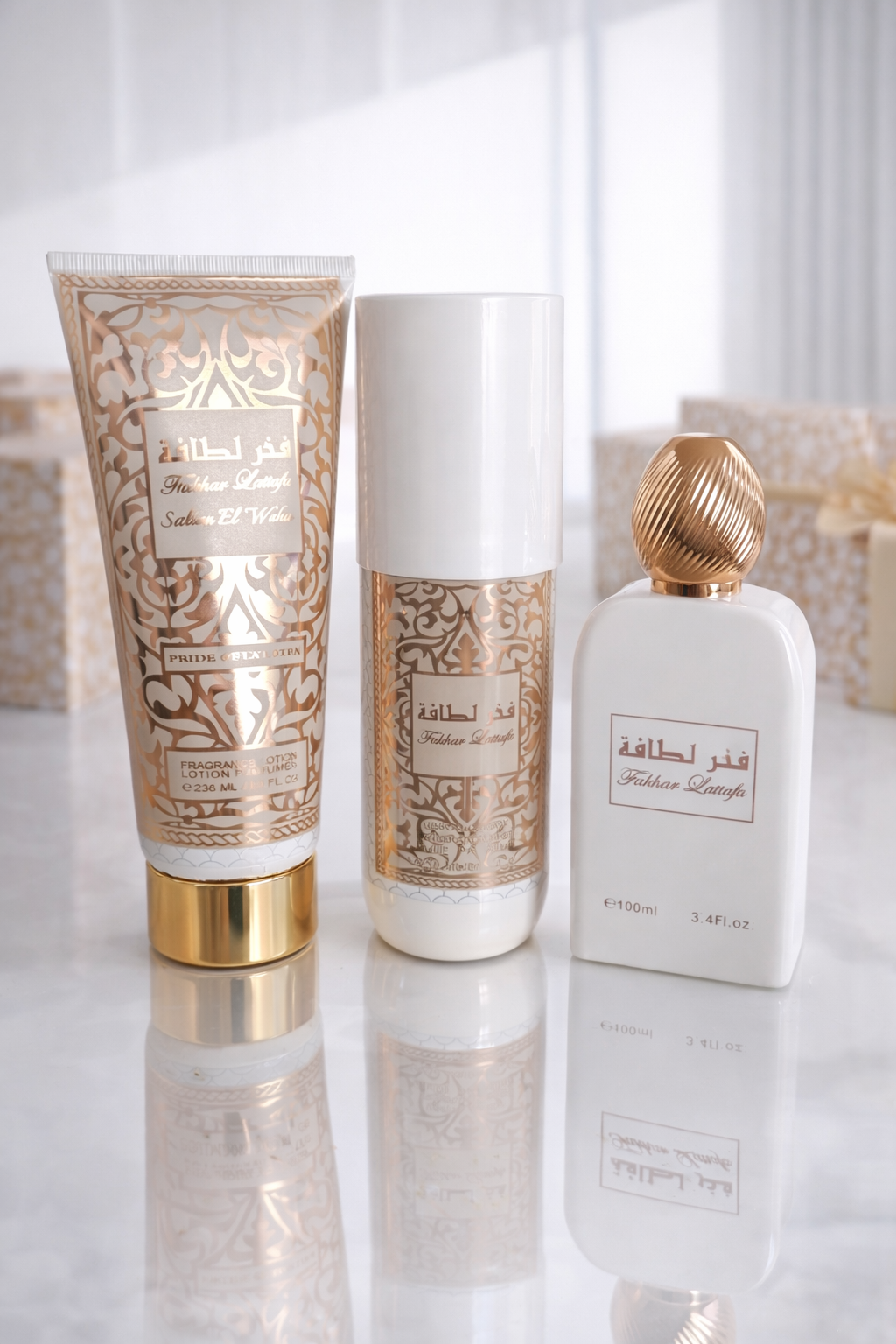 Coffret Parfum Fakhar Lattafa – Cadeau Élégant Personnalisable